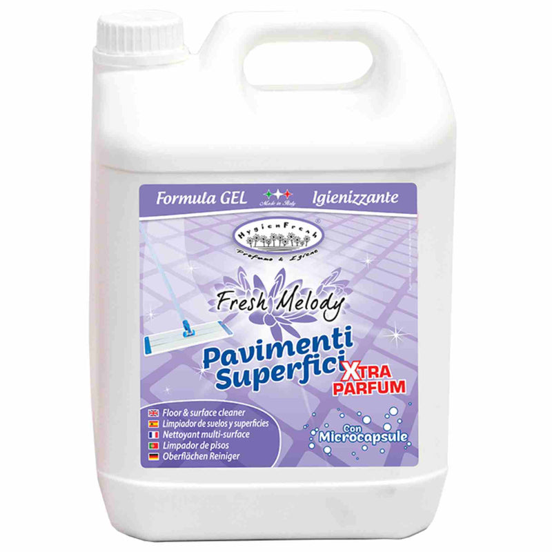Detergent Parfumat Universal Concentrat Gel pentru Pardoseli Fresh Melody 5 Litri