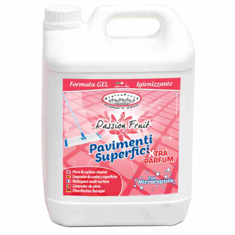 Detergent Gel Concentrat pentru Pardoseli Passion Fruit 5 litri