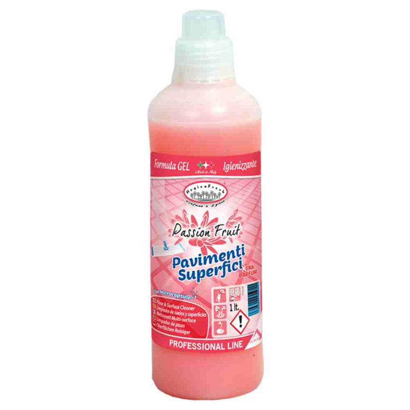 Detergent Gel Concentrat pentru Pardoseli Passion Fruit 1 litru