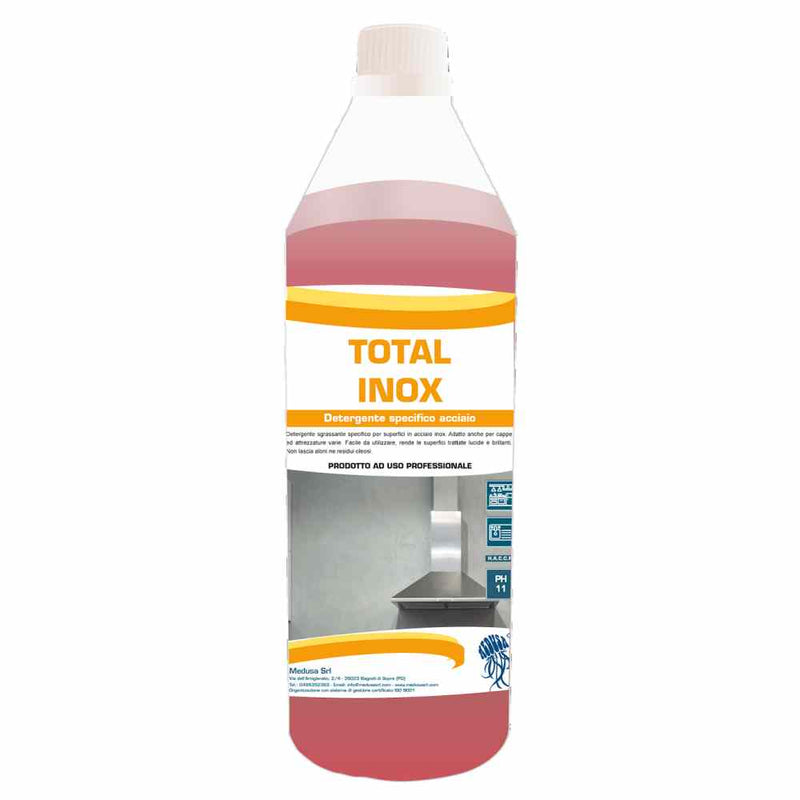 Detergent degresant specific pentru suprafețe în inox Total Inox 1 Litru