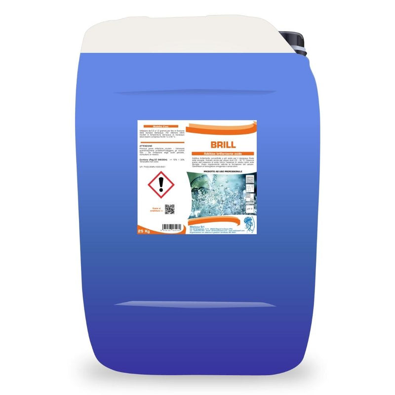 Aditiv Clătire Vase concentrat cu pH acid  Brill 25 Litri