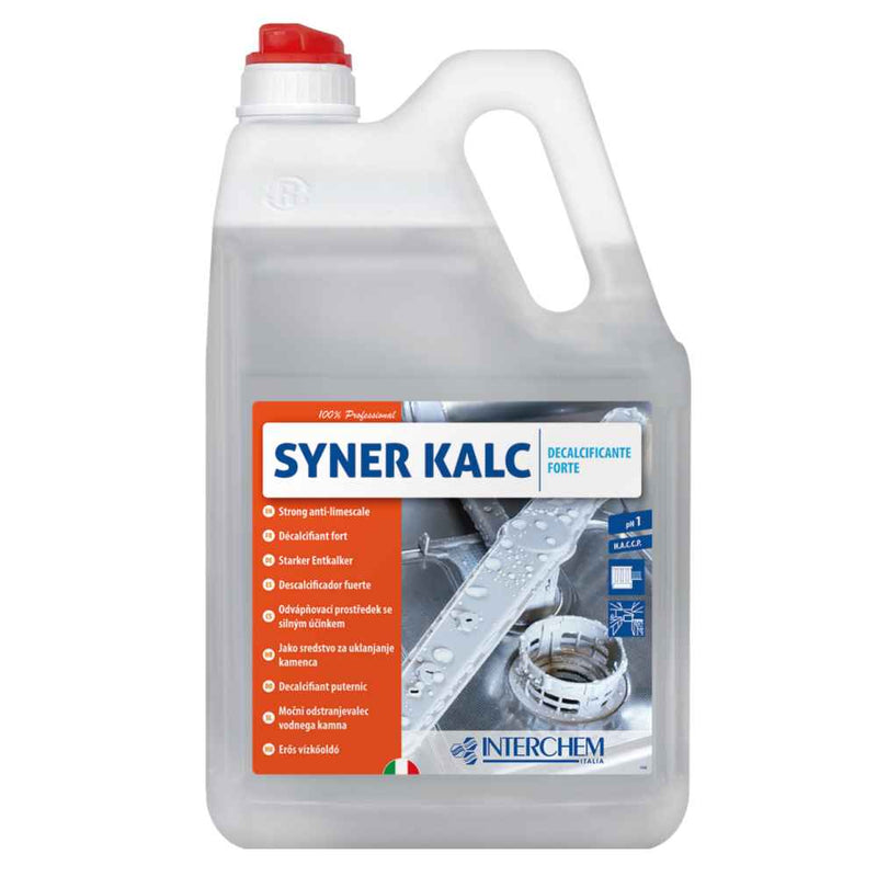 Decalcifiant lichid mașină de spălat vase pH acid Syner Kalc 6 litri