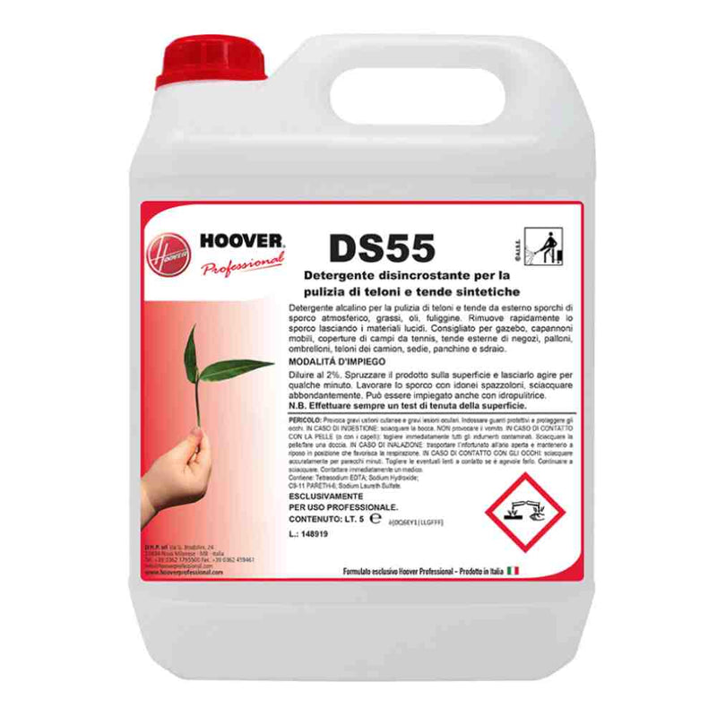 Detergent Detartrant pentru Prelate si Corturi Hoover DS55 5 litri