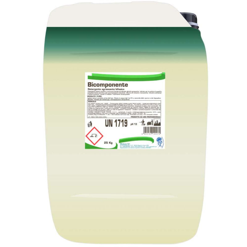 Detergent degresant bifazic alcalin pentru industria alimentară, fabrici și service-uri auto Bicomponente 25 litri