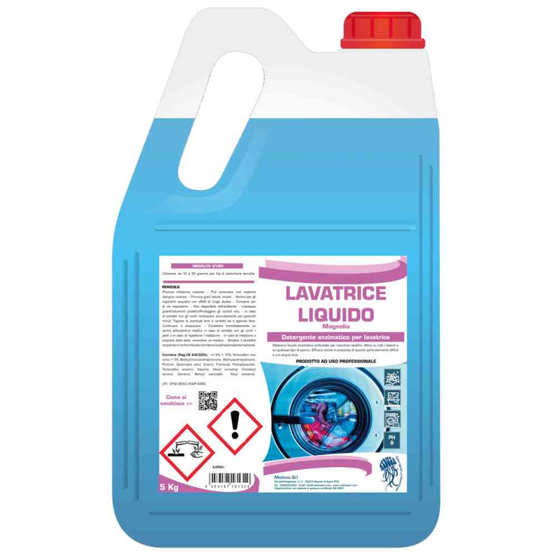 Detergent de rufe lichid enzimatic parfumat Lavatrice Liquido Magnolia 5 litri