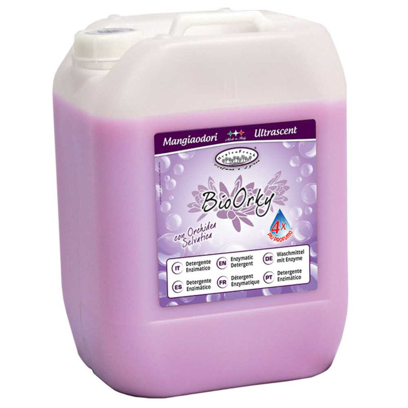 Detergent Lichid Enzimatic de Rufe cu Parfum de Orhidee BioOrky 10 Litri