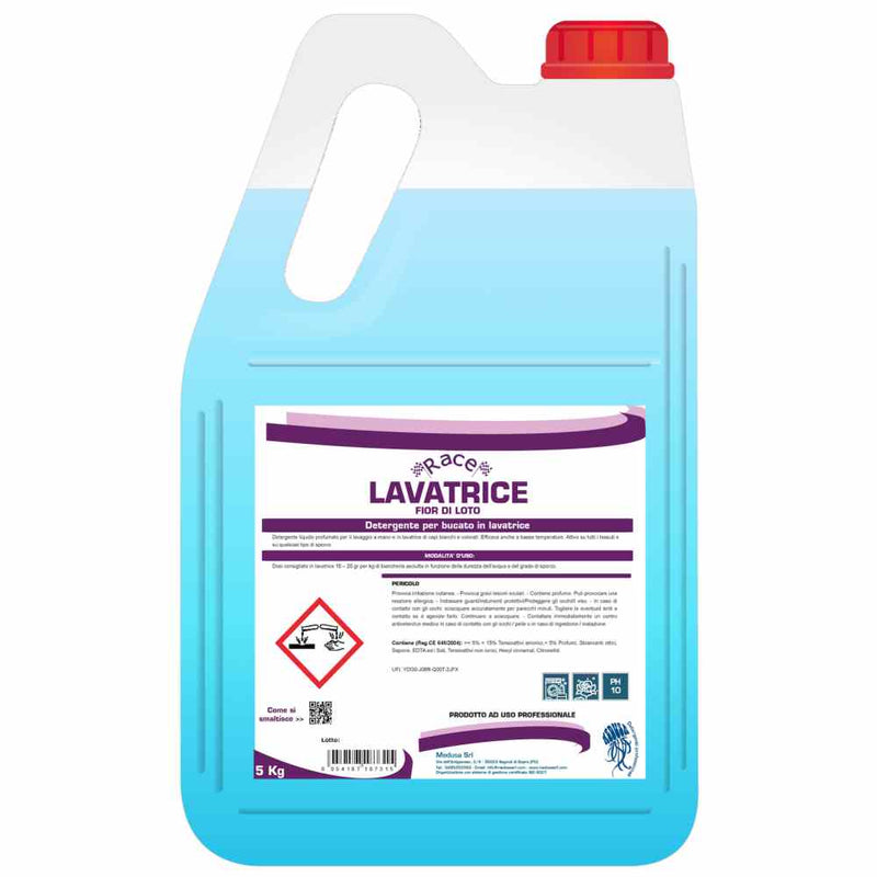 Detergent de rufe lichid parfumat mașina de spălat Race Lavatrice Fior di Loto 5 Litri