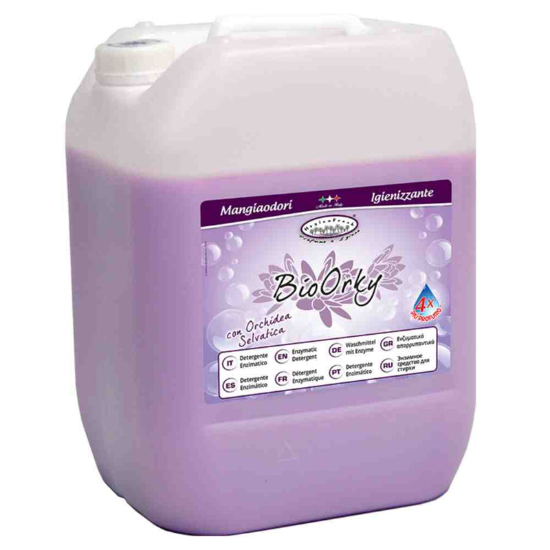 Detergent Lichid Enzimatic de Rufe cu Parfum de Orhidee BioOrky 20 Litri