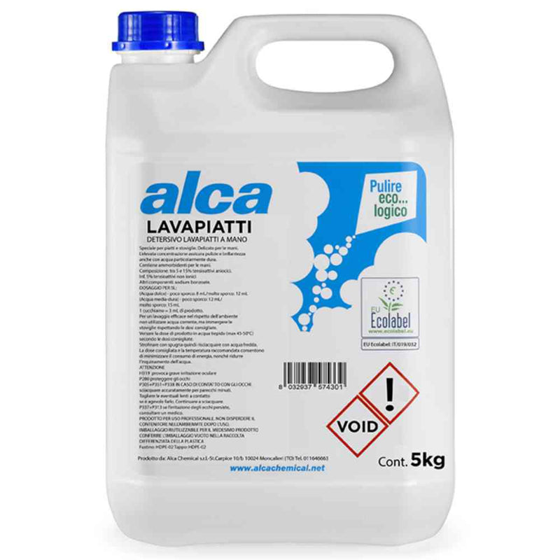 Detergent de Spalat Vase Ecolabel Biodegradabil Lavapiatti 5 Litri