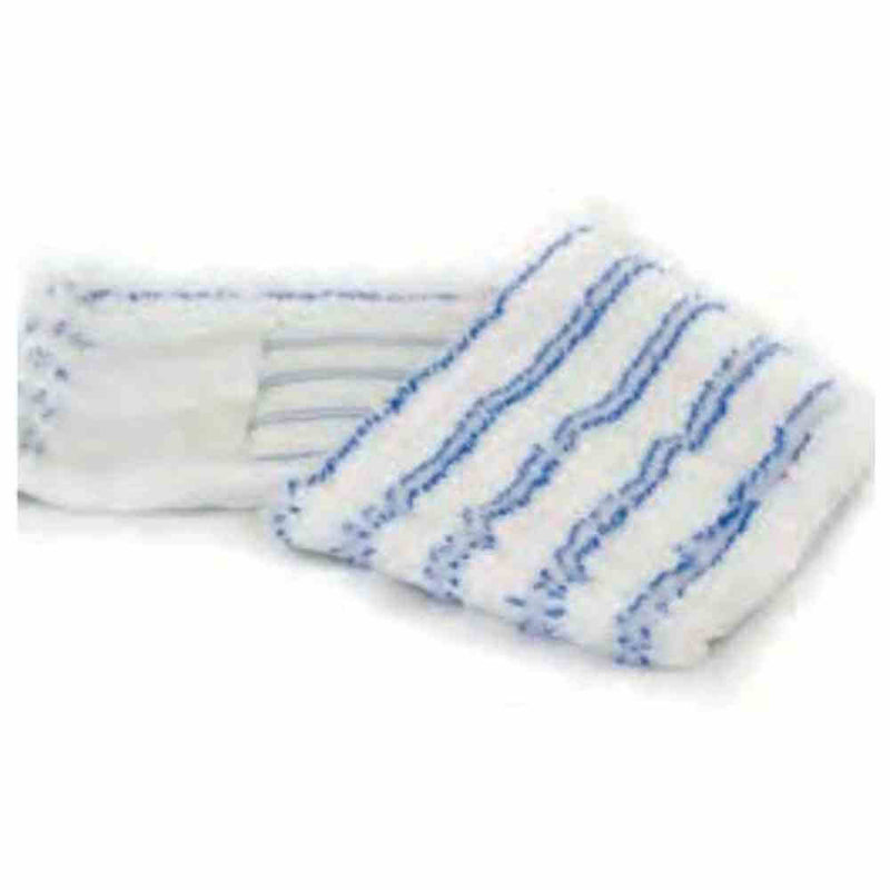 Rezerva mop plat ultra-moale din microfibră cu buzunare, ideală pentru curățarea suprafețelor diverse.