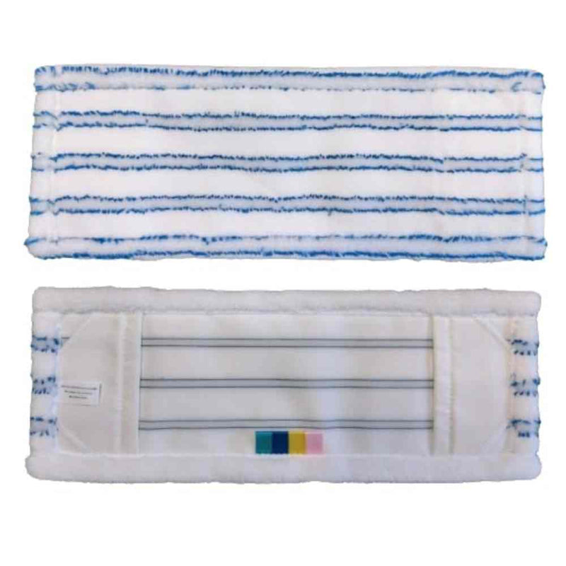 Rezerva mop plat din microfibră 40 cm, ultra-moale, ideal pentru toate suprafețele, lavabil pe 95°C.