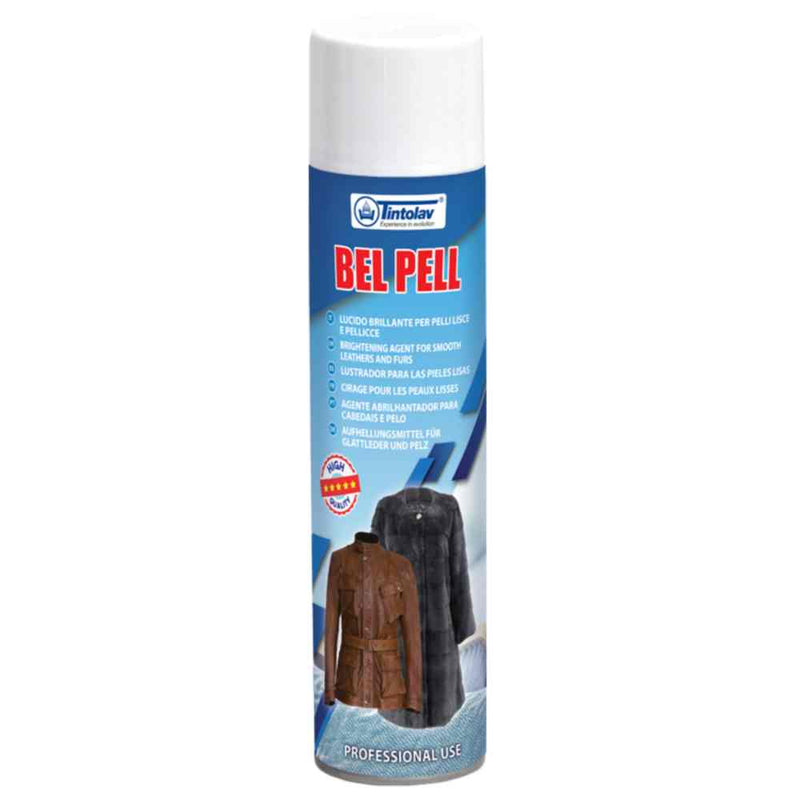 Spray pentru întreținerea hainelor de piele și blană Bel Pell, 600 ml, cu efect de lustruire.