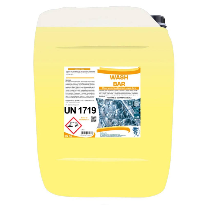 Detergent profesional mașină de spălat pahare și căni în prezența apei dure Wash Bar 25 L