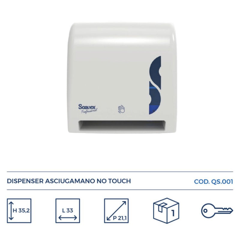 Dispenser prosoape de hârtie cu senzor Soavex Professional