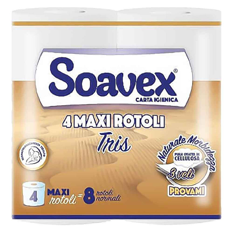 Hartie Igienica 3 straturi Soavex Tris 4 buc./bax