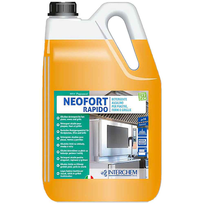 Detergent pentru aragaze, plite de gătit, cuptoare, grătare, filtre și brațe ale aparatelor de cafea Neofort Rapido 5,75 Kg  HACCP
