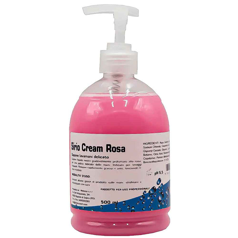 Săpun lichid neutru plăcut parfumat pentru spălarea delicata a mâinilor Sirio Cream 0,5 kg